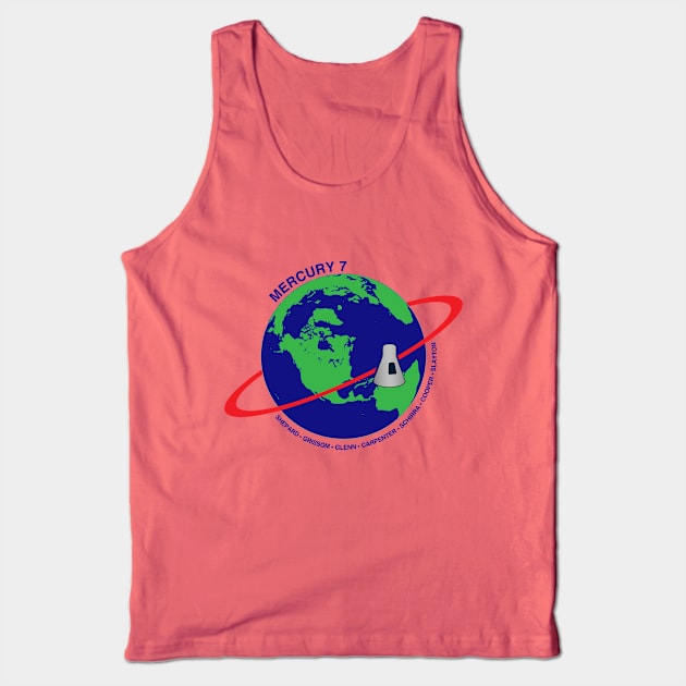 Mercury 7 (Light) Tank Top by GloopTrekker